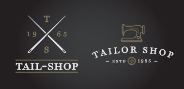 Set of Tailoring Tailor Sew Elements