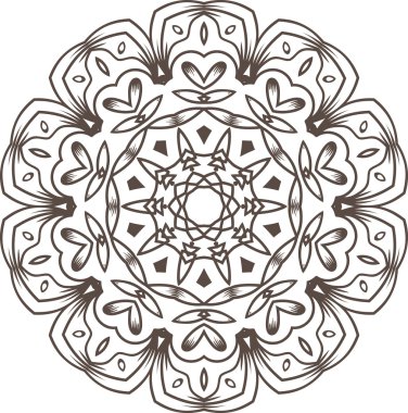 Etnik fraktal Mandala