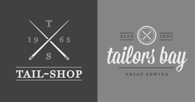 Set of Tailoring Tailor Sew Elements