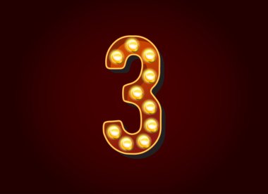 Ampul digits sayı 3
