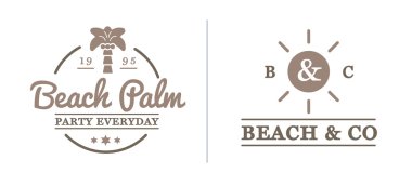 Sahil deniz Bar öğeleri