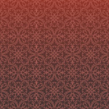 Dikişsiz damask arka plan deseni