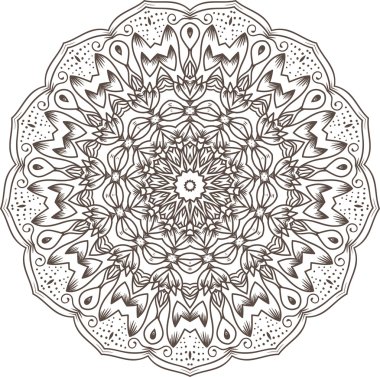 Etnik fraktal Mandala