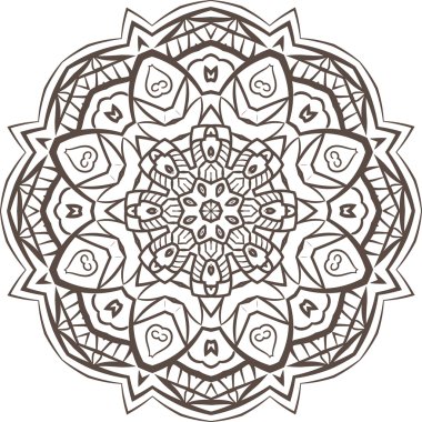 Etnik fraktal Mandala