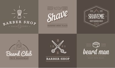 Barber and Shave Shop Elements