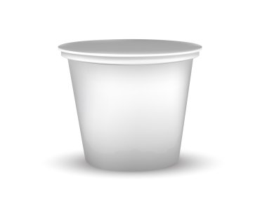 Boş beyaz folyo gıda ambalajlama