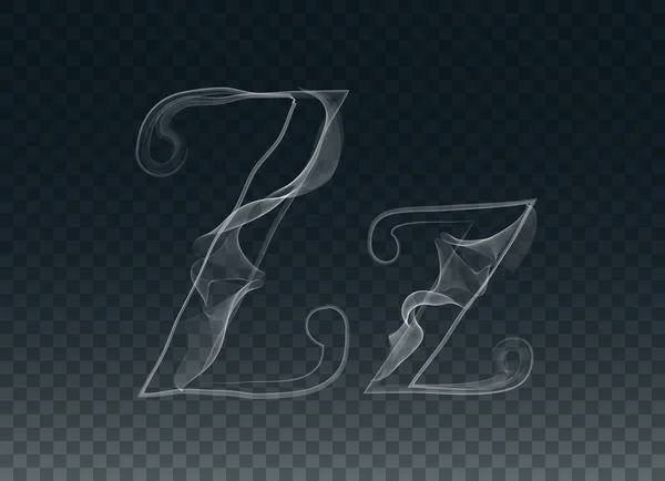 Rook of Haze Letters Z — Stockvector