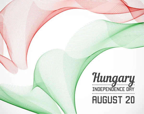Dia nacional de húngaro — Vetor de Stock