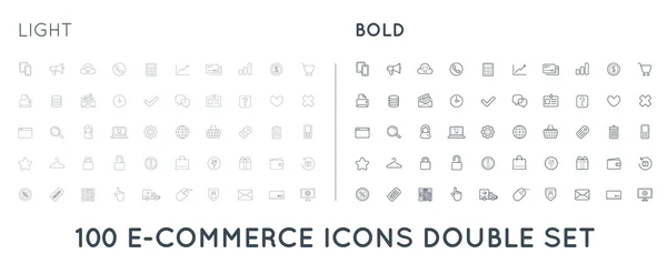 Set of E-Commerce Icons Shopping