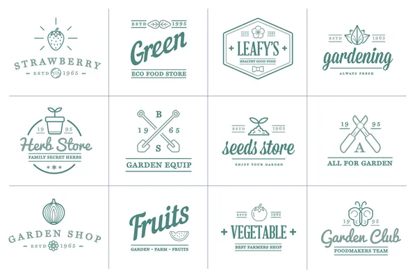 Set of Garden and Farm Elements — Stockvector