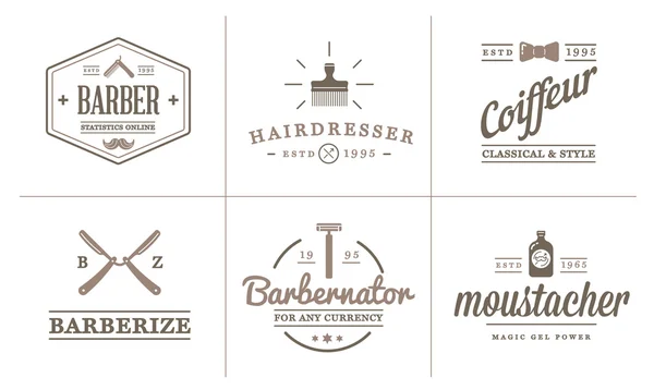 Barber and Shave Shop Elements — Stockvector