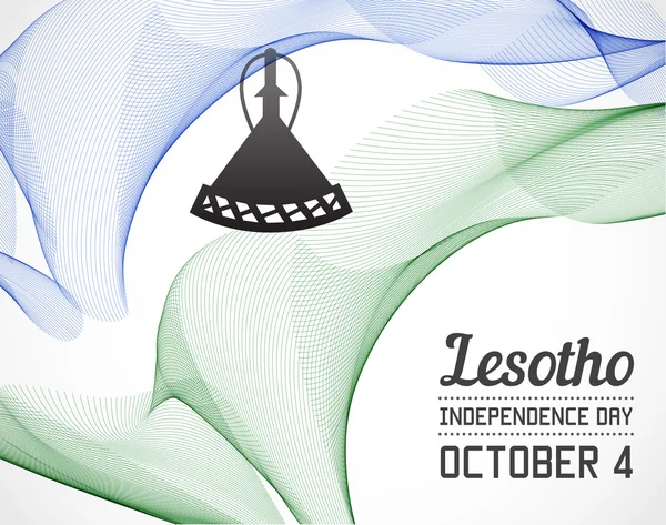 Dia nacional de lesotho — Vetor de Stock