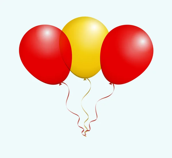 Spain National Flag Balloons — Stock Vector