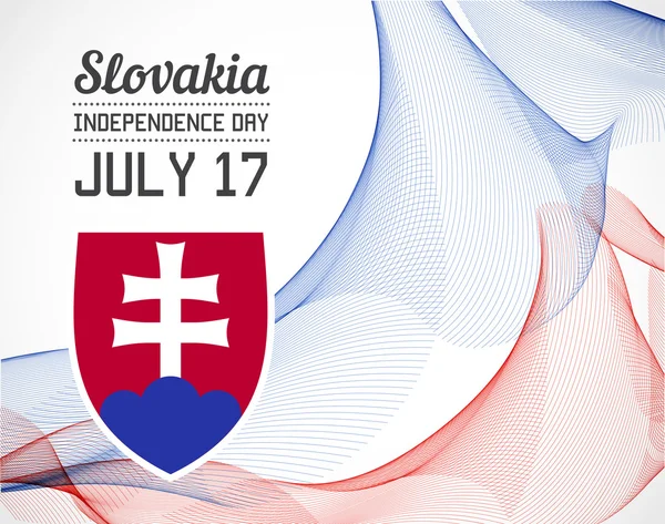 Nationaldagen i Slovakien — Stock vektor