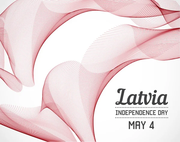 El día nacional de Letonia — Archivo Imágenes Vectoriales