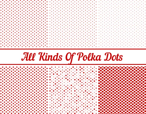 Polka Dot sfondo rotondo — Vettoriale Stock