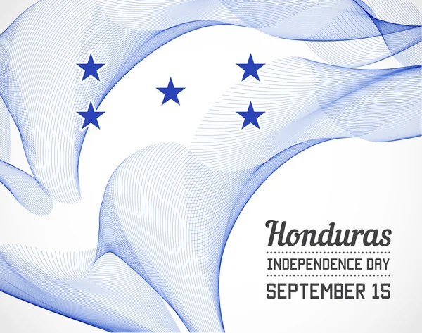 Nationaldagen i Honduras — Stock vektor