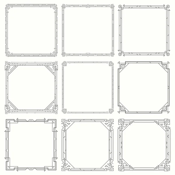 Vintage Invitation Decorative Frames