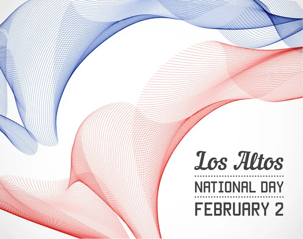 Journée nationale de Los Altos — Image vectorielle