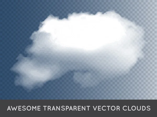 Awesome transparante wolken — Stockvector