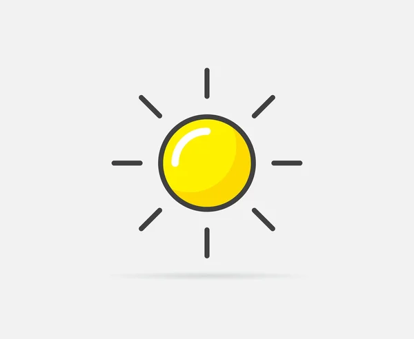 Sun Logo of pictogram — Stockvector