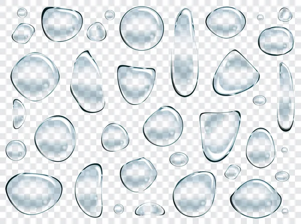 Soap Water Bubbles Set — Stock Vector