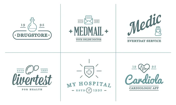 Medicine Health Symbols Icons — Wektor stockowy