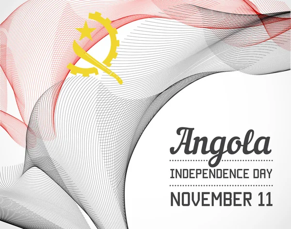 Dia nacional de angola — Vetor de Stock