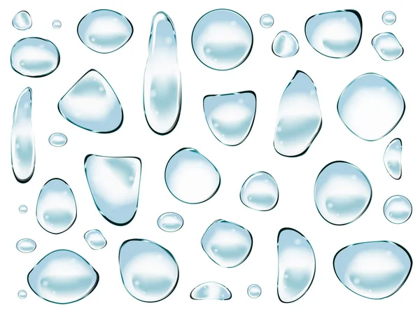 Soap Water Bubbles Set — Stock Vector