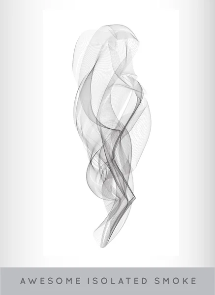 Humo de cigarrillo realista o niebla — Vector de stock