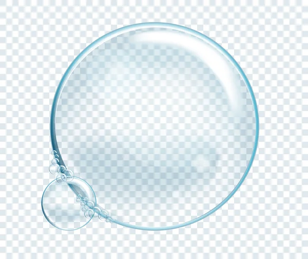 Soap Water Bubbles Set — Stock Vector
