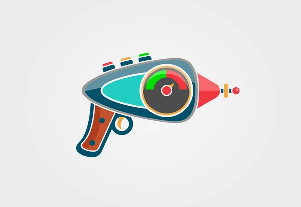 Ray gun cartoon — Stockvector