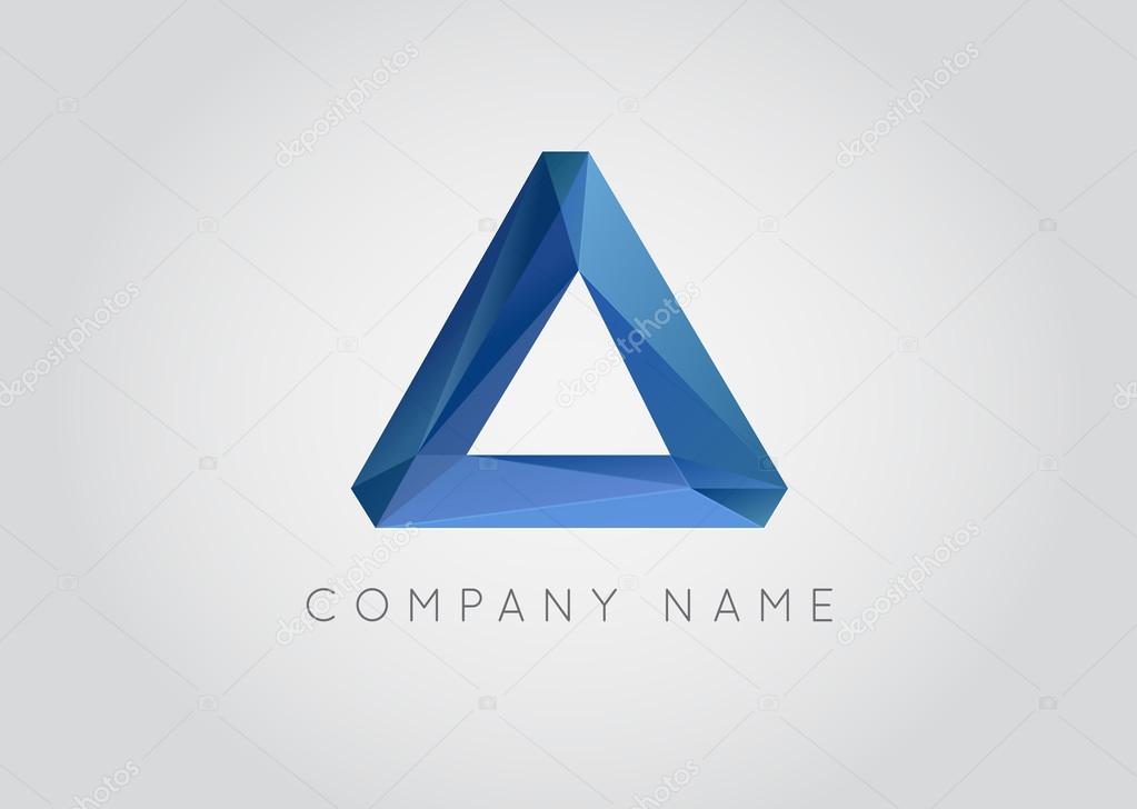 Trendy Crystal Triangulated Gem Logo Element Perfect for Business Geometric Low Polygon Style Visual Identity Vector