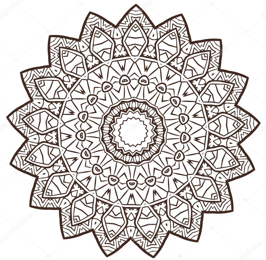 Ethnic Fractal Mandala