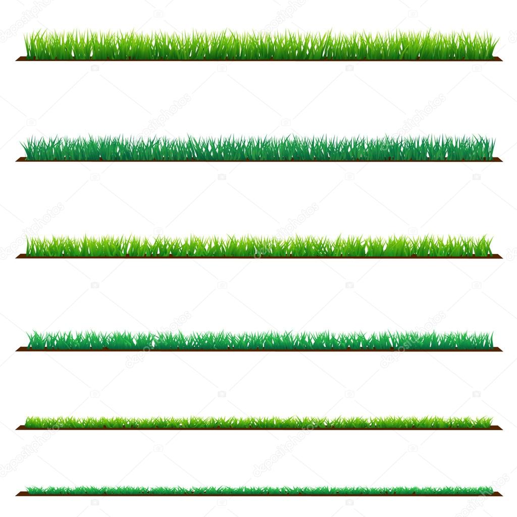 6 Backgrounds Of Green Grass