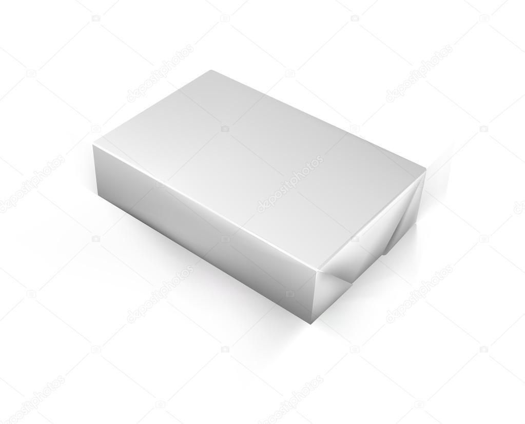 Blank White Foil Food Packaging