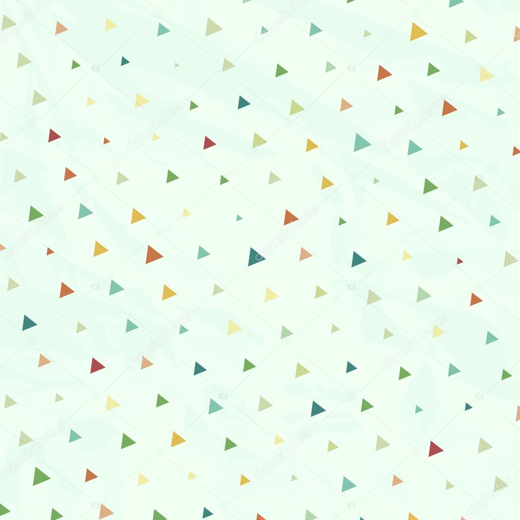 Vintage Polka Dots Triangles