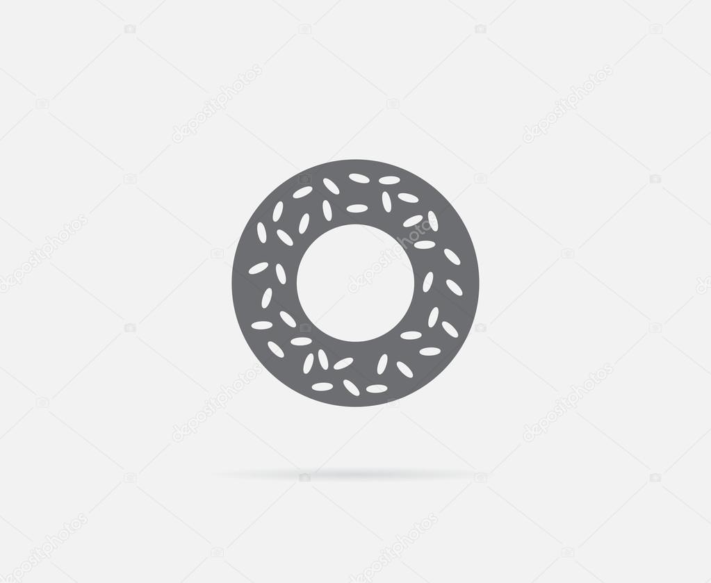 Bagel with Sesame Icon