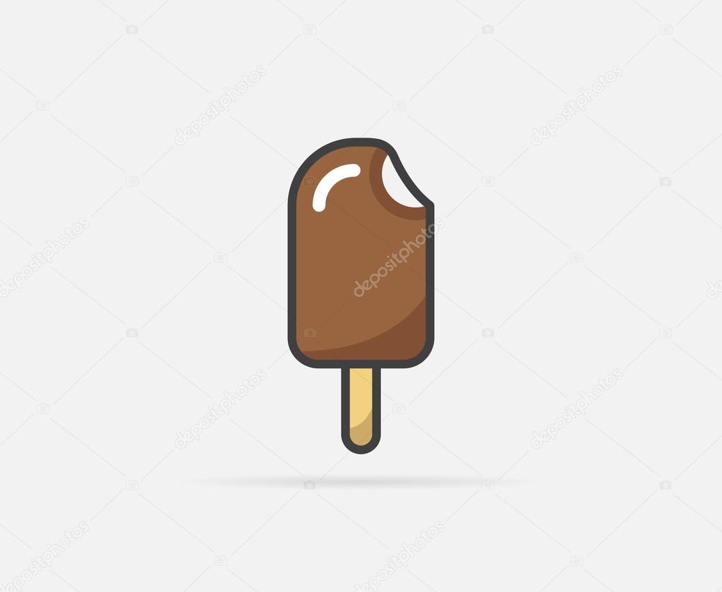 Vector Illustration of Ice Cream can be used as Logo or Icon