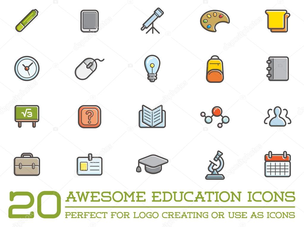 Set of Education Icons