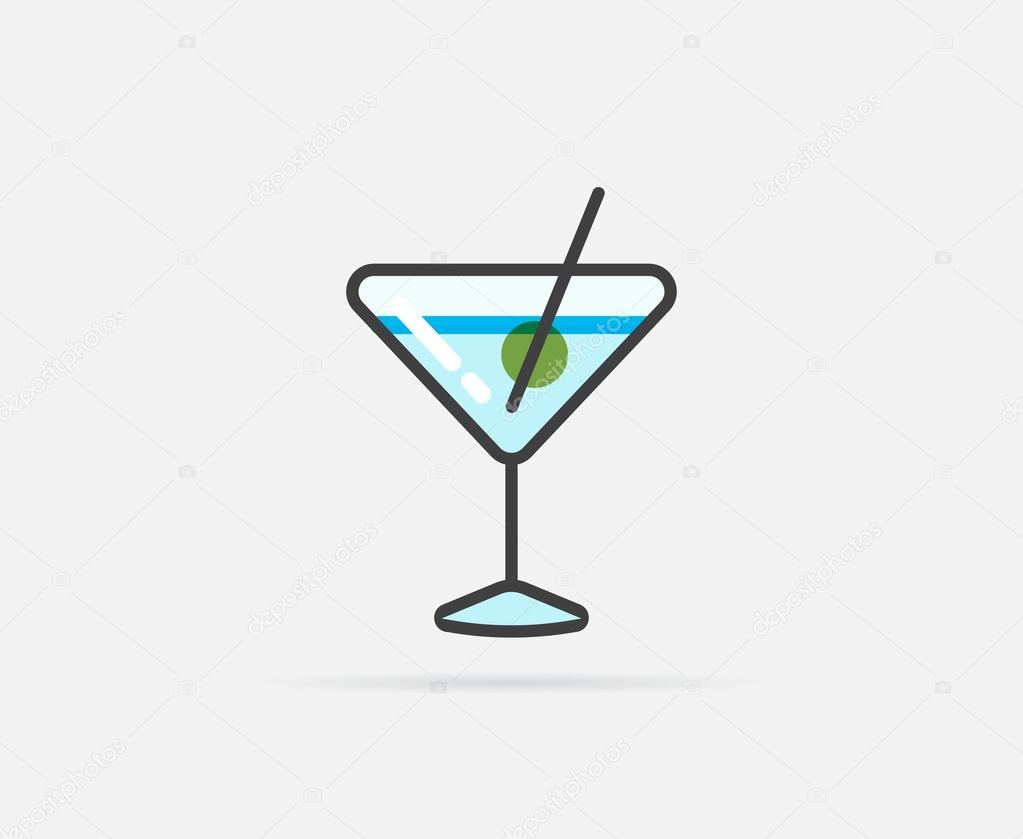 Cocktail Logo or Icon