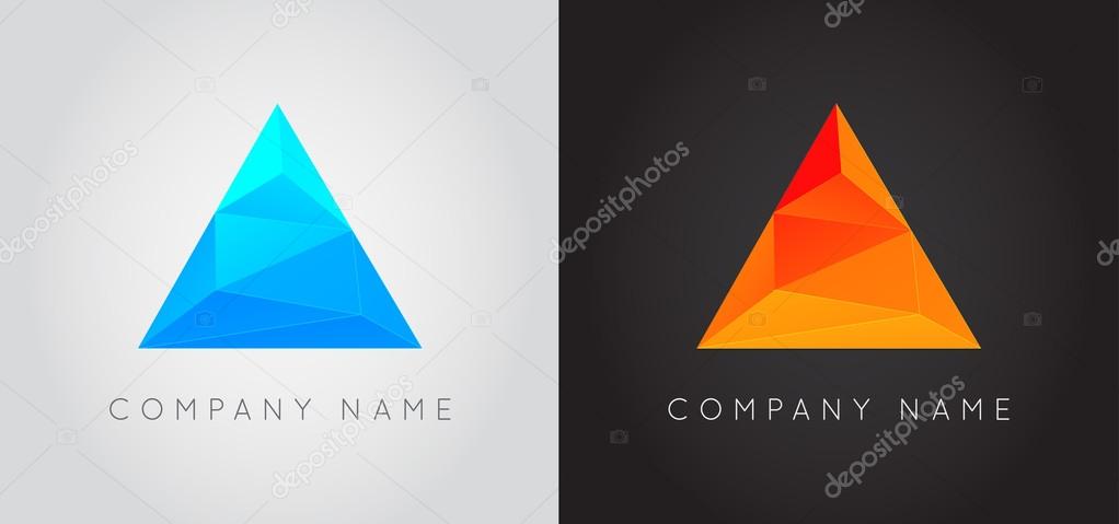 Trendy Crystal Triangulated Gem Logo Element Perfect for Business Geometric Low Polygon Style Visual Identity Vector Set Collection