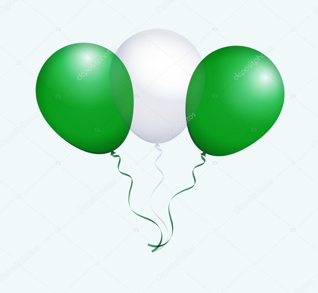 Nigeria National Flag Balloons