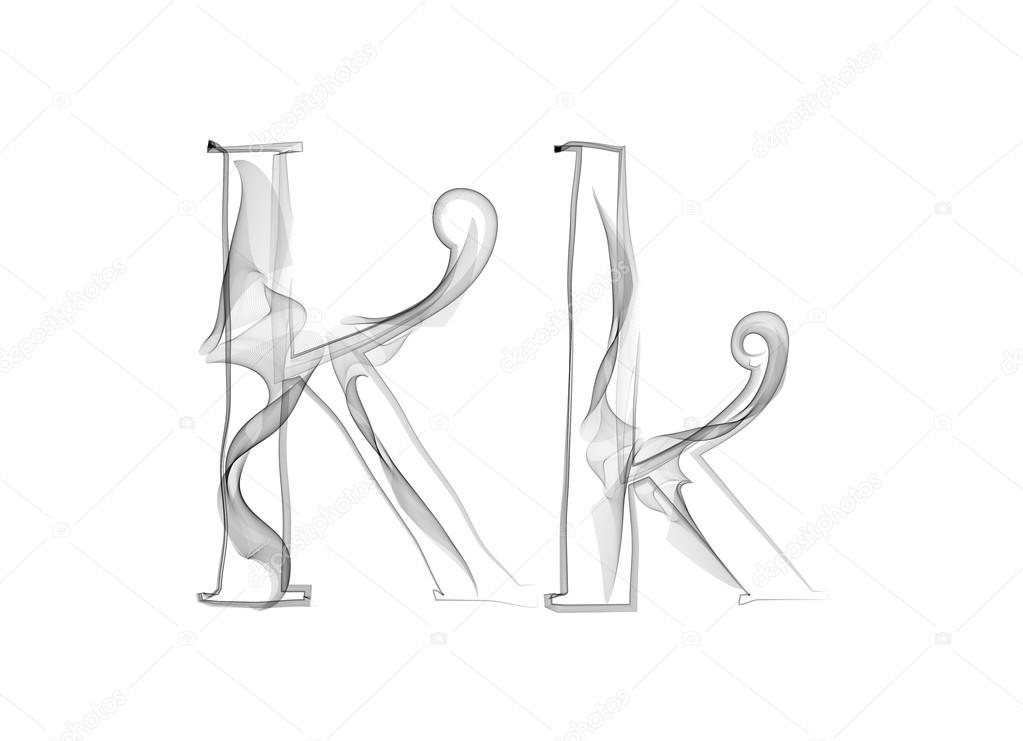 Smoke or Haze Letters K