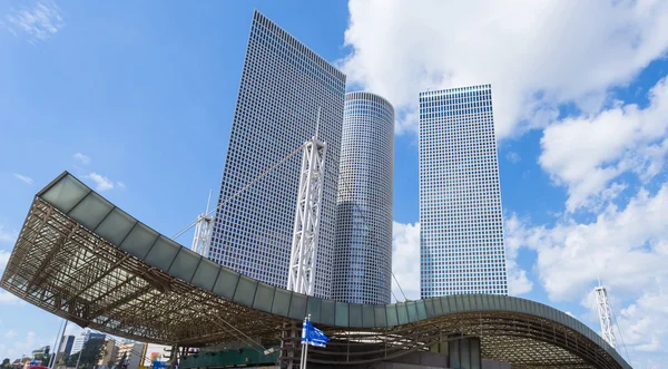 Torres Azrieli em Tel Aviv — Fotografia de Stock