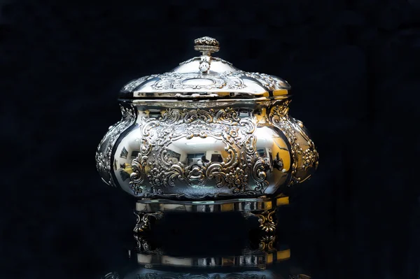 Gümüş kutu Etrog Sukkot Yahudi özel