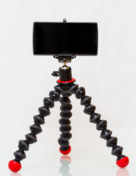 gorillapod with ball head With smartphone