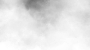 Şeffaf arkaplanda sis var. Mavi dumanlı sis dokusu. Soyut Bulut. Sisli sis resmi örtüyor