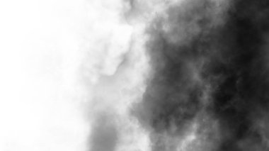 Şeffaf arkaplanda sis var. Mavi dumanlı sis dokusu. Soyut Bulut. Sisli sis resmi örtüyor