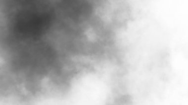 Şeffaf arkaplanda sis var. Mavi dumanlı sis dokusu. Soyut Bulut. Sisli sis resmi örtüyor